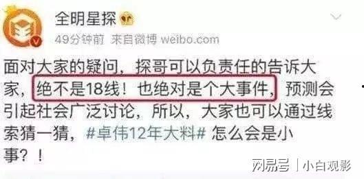 卓伟最新爆料12年,揭秘12年惊天秘密！  第3张